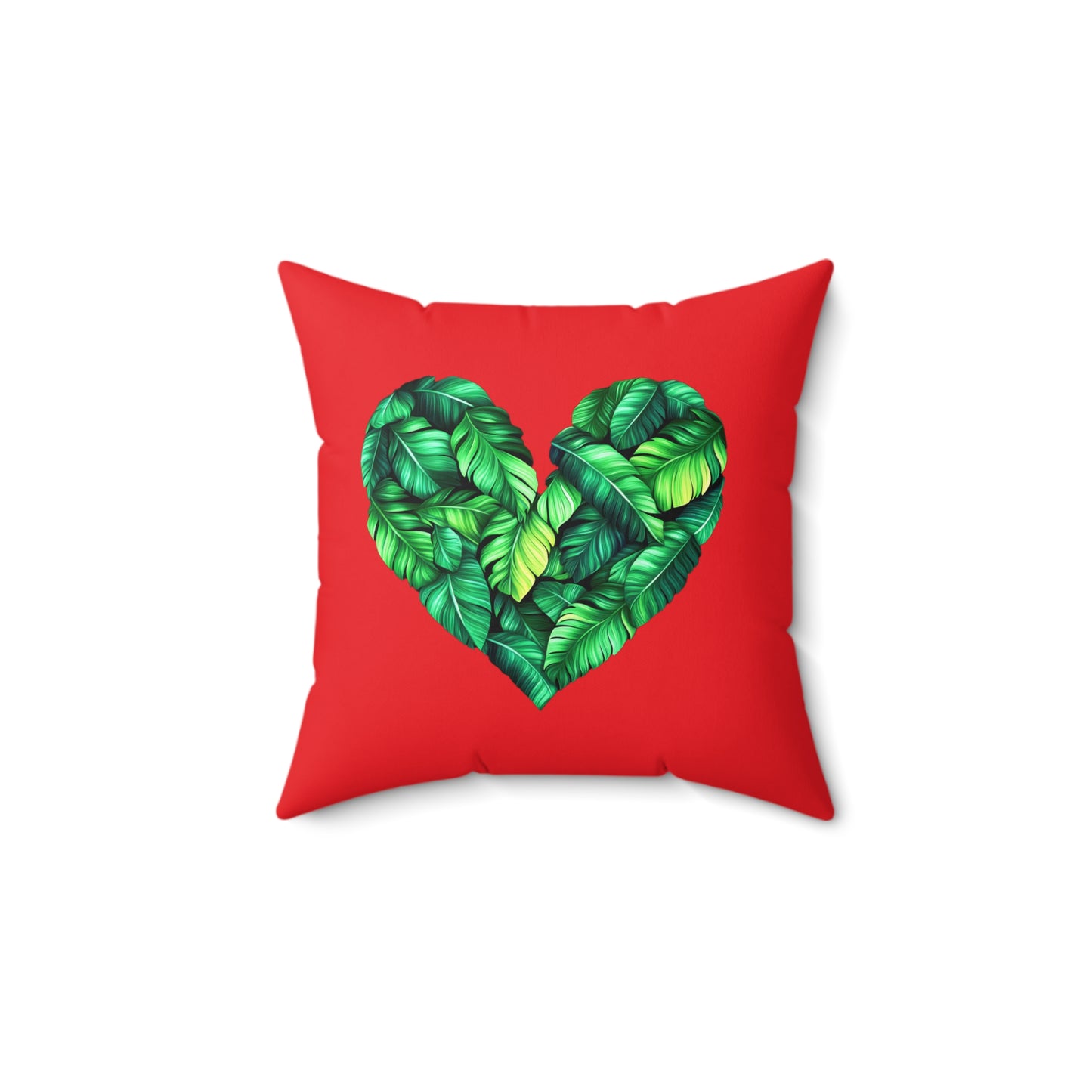 Heart of Plantain Pillow - Cozy Accent for Home Décor