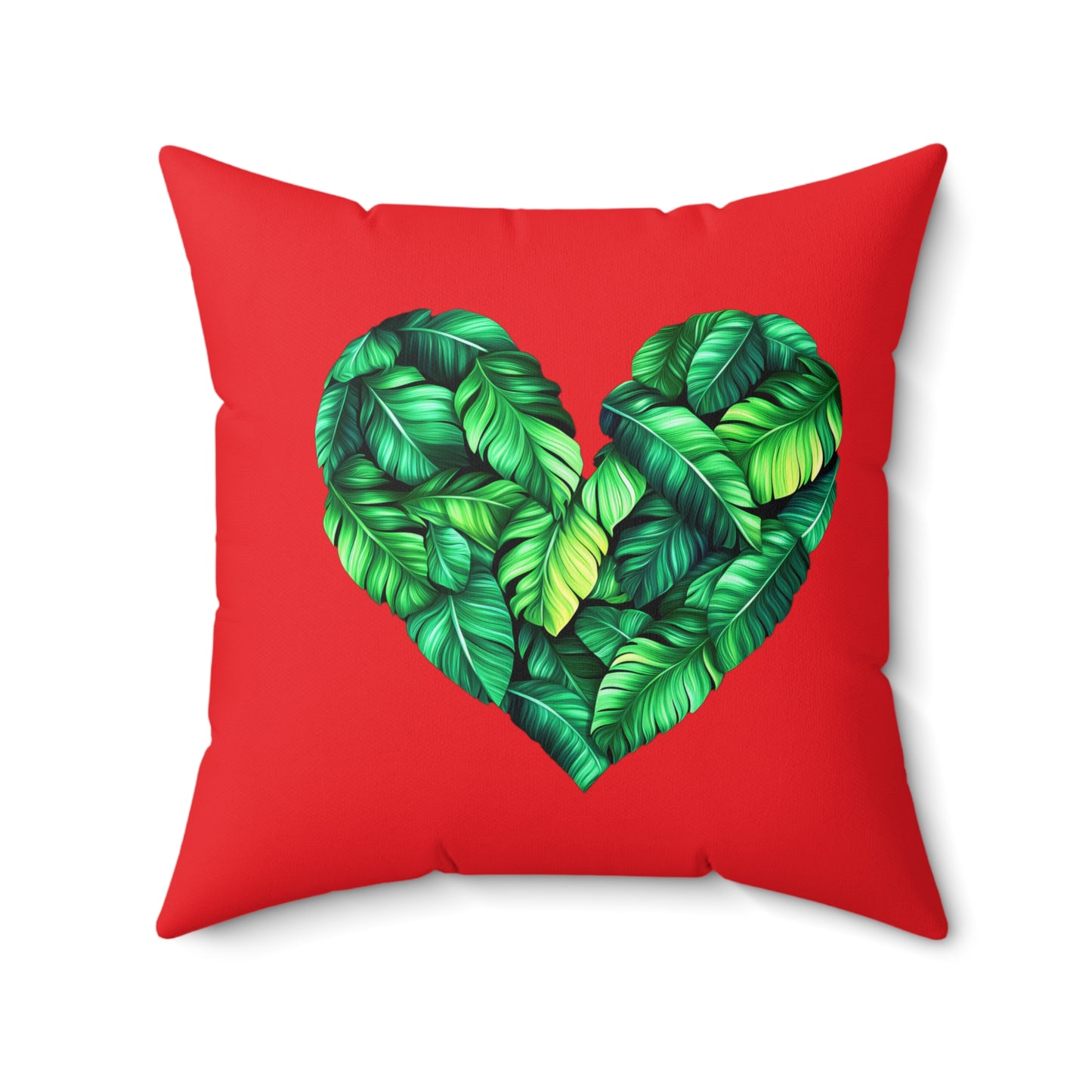 Heart of Plantain Pillow - Cozy Accent for Home Décor