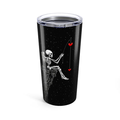 Skeleton Valentine 20oz Tumbler – Unique, Fun Drinkware for Valentine's Day & Beyond