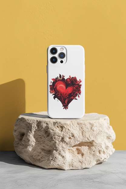 Heart of Soul iPhone 15 Case - Tough & Stylish for Music Lovers