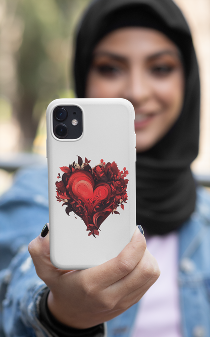 Heart of Soul iPhone 15 Case - Tough & Stylish for Music Lovers