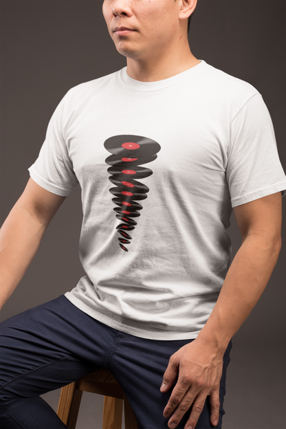 Vinyl Storm -Cotton T-shirt