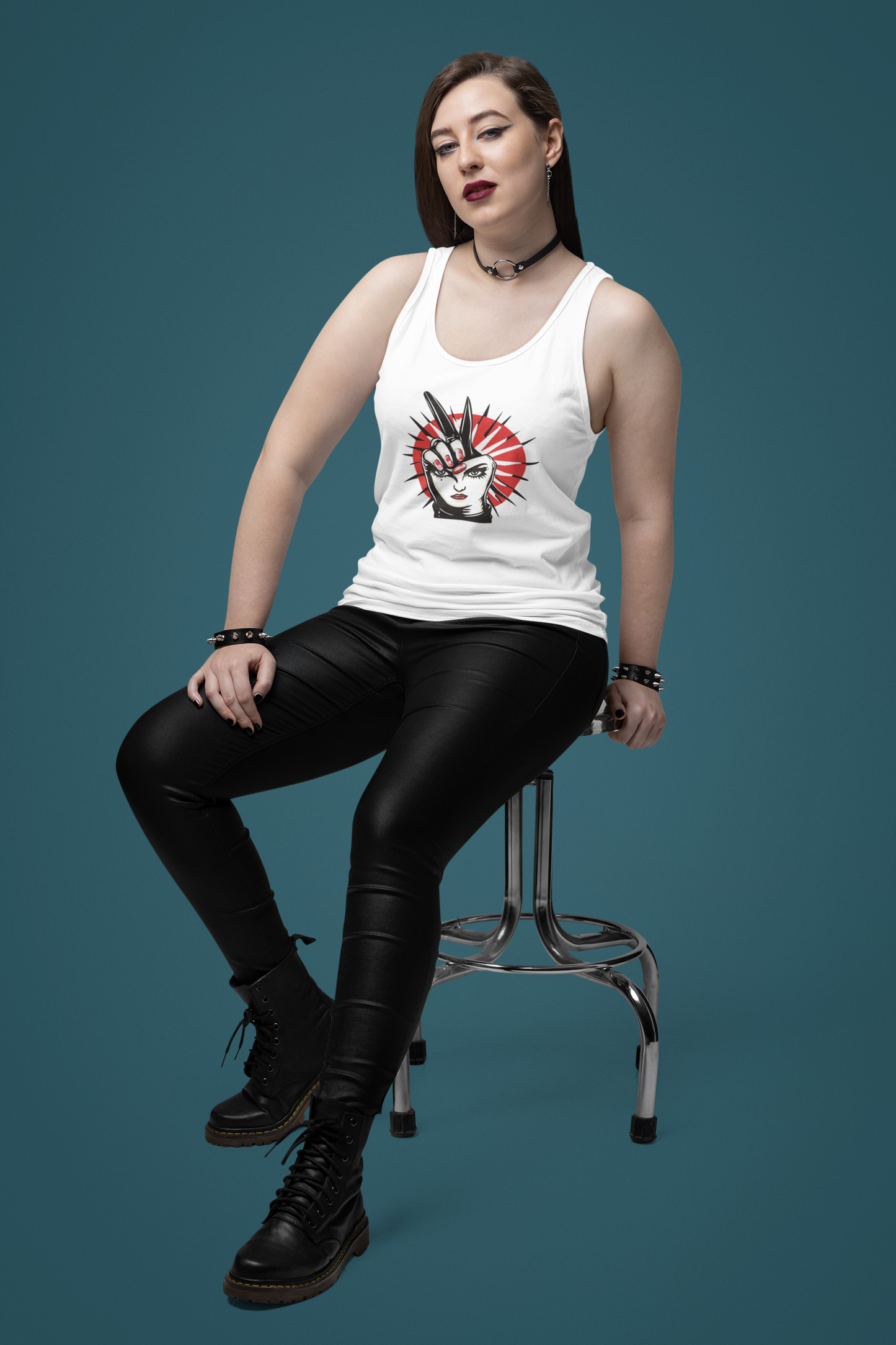 Re bel Retro Punk - Racerback Tank for Women