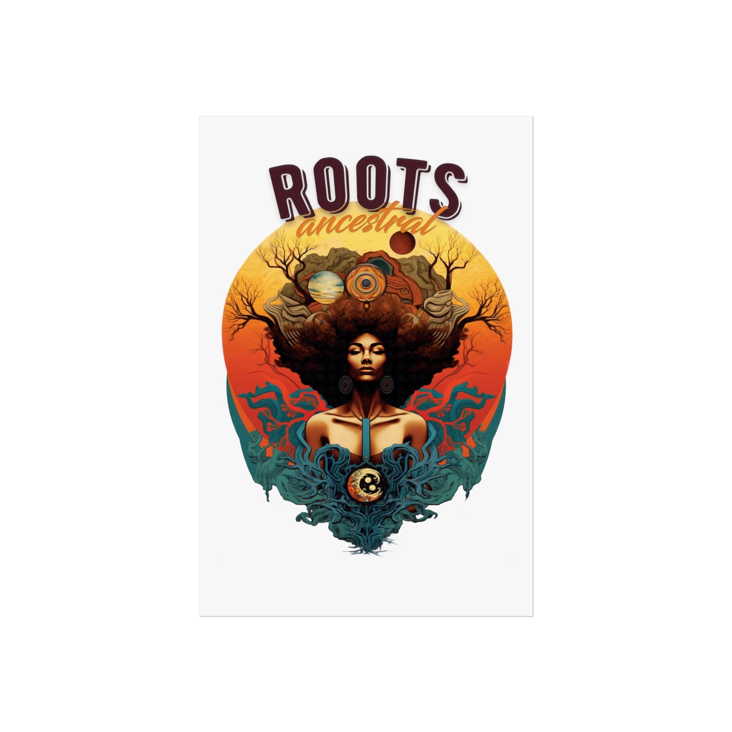 Afro-Latin Roots Ancestral -- Fine Art Poster