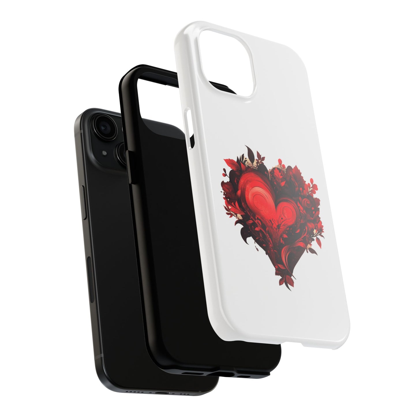 Heart of Soul iPhone 15 Case - Tough & Stylish for Music Lovers