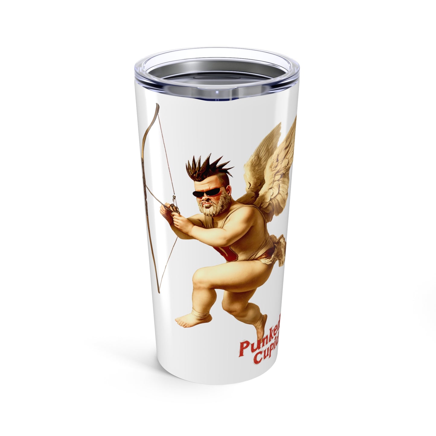 Punk Cupid 20oz Tumbler – Unique, Fun Drinkware for Valentine's Day & Beyond