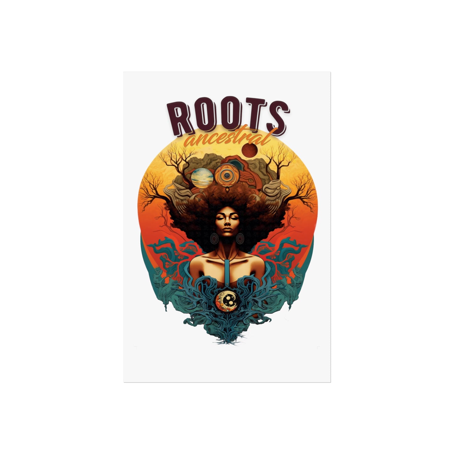 Afro-Latin Roots Ancestral -- Fine Art Poster