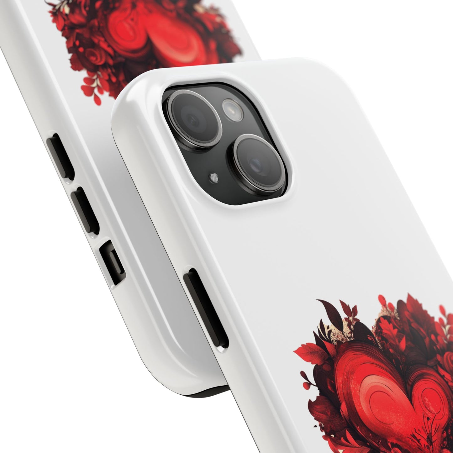 Heart of Soul iPhone 15 Case - Tough & Stylish for Music Lovers