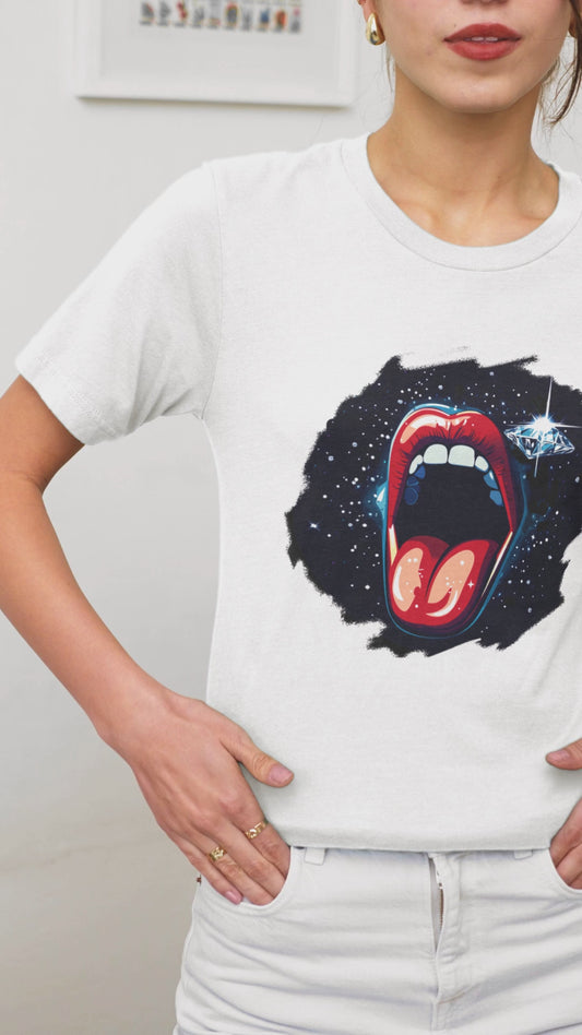 Bold & Brilliant -Rock Star Mouth -T-shirt